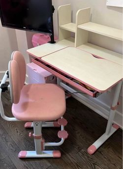 Desk and chair