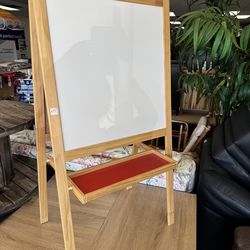 Easel with Whiteboard and Chalkboard