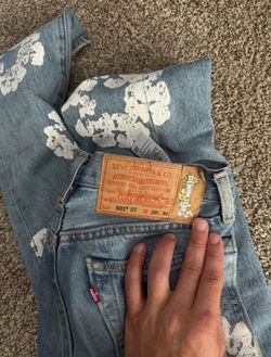 Denim tear jeans