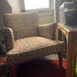 Vintage floral chair