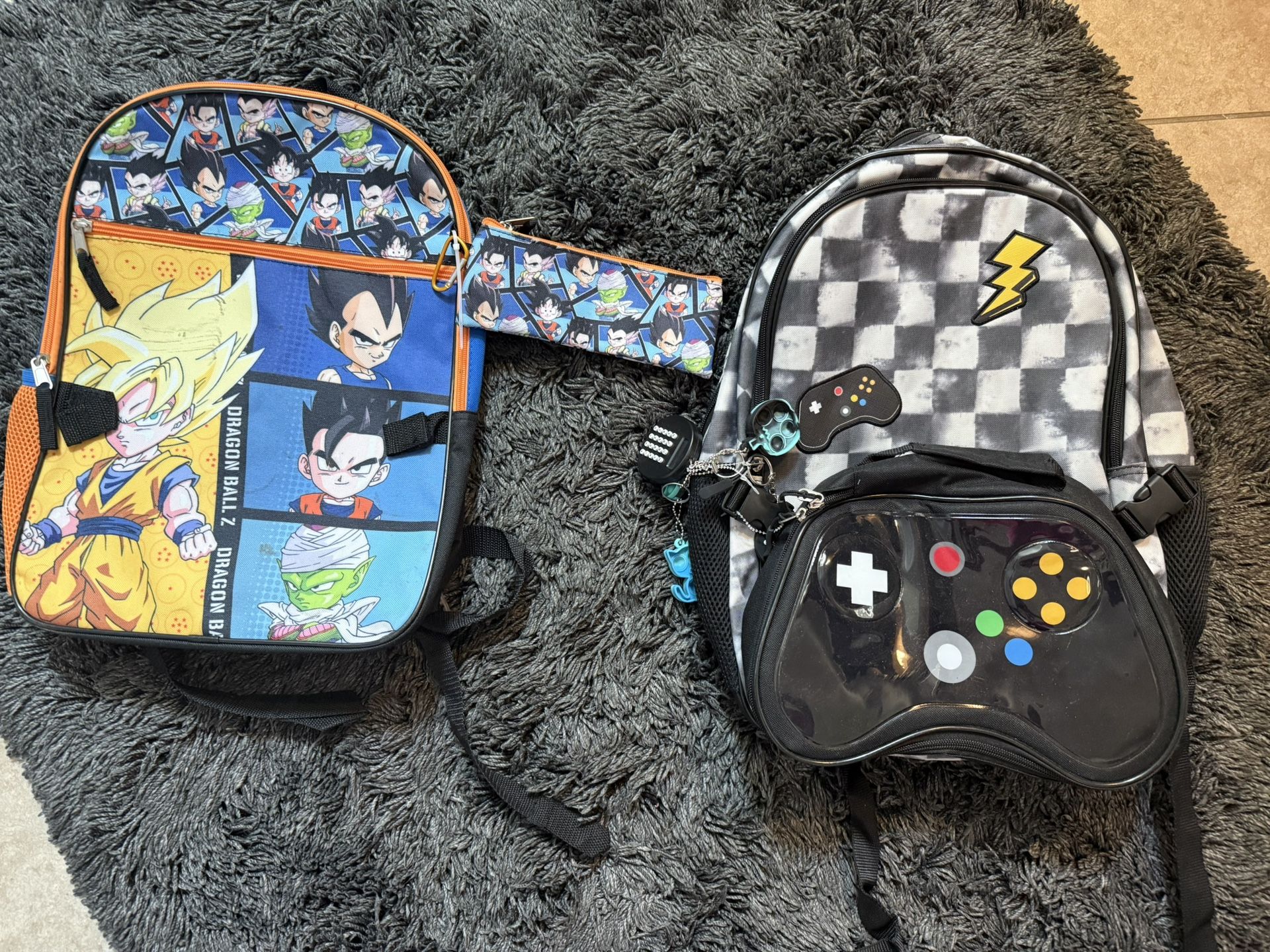 Like new boys fun backpacks barely used 