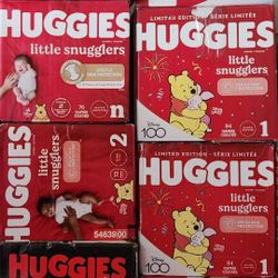 Huggies Newborn 1 , 2 $20 Each Box. 