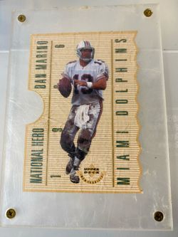 Dan Marino 1996 National Heroes Memorabilia