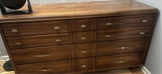 wooden dresser