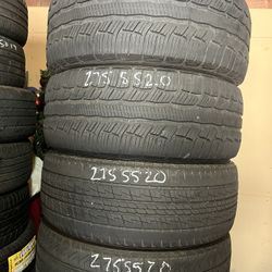 275-55-20 All Four Tires ☀️☀️☀️☀️