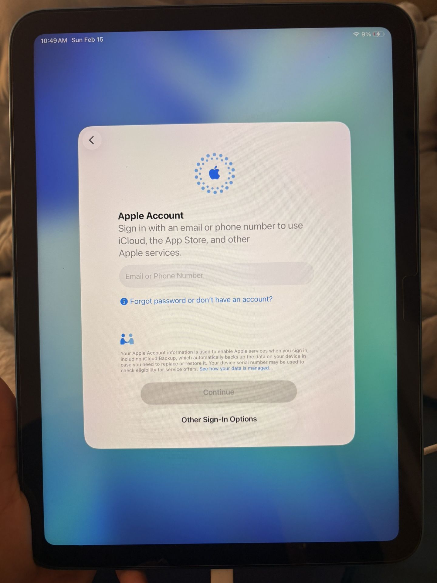 Apple iPad 11-inch: A16 chip, 11-inch Model, Liquid Retina Display, 128GB, Wi-Fi 6, 12MP Front/12MP Back Camera, Touch ID, All-Day Battery Life - Blue