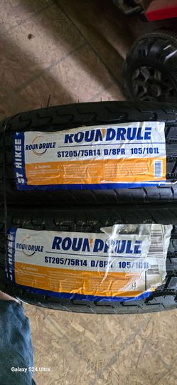 Brand new trailer tires