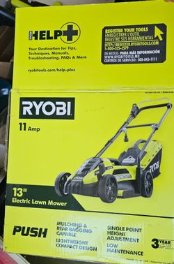 Ryobi electric lawn mower