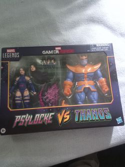 Gamerverse psylocke and Thanos 2 pack