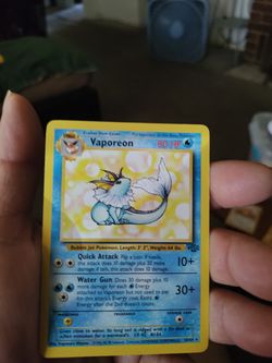 ancient mew card pokemon 2000 Pokemon TCG: Water Blast Jungle Vaporeon Theme Deck Sealed  TBC Games