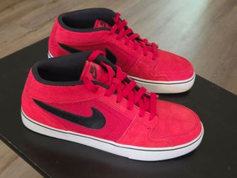 Nike 6.0 Ruckus Mid LR "Bloody Red" Suede - Mens Size 9.5 NWOB