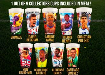 McDonalds world Cup cups