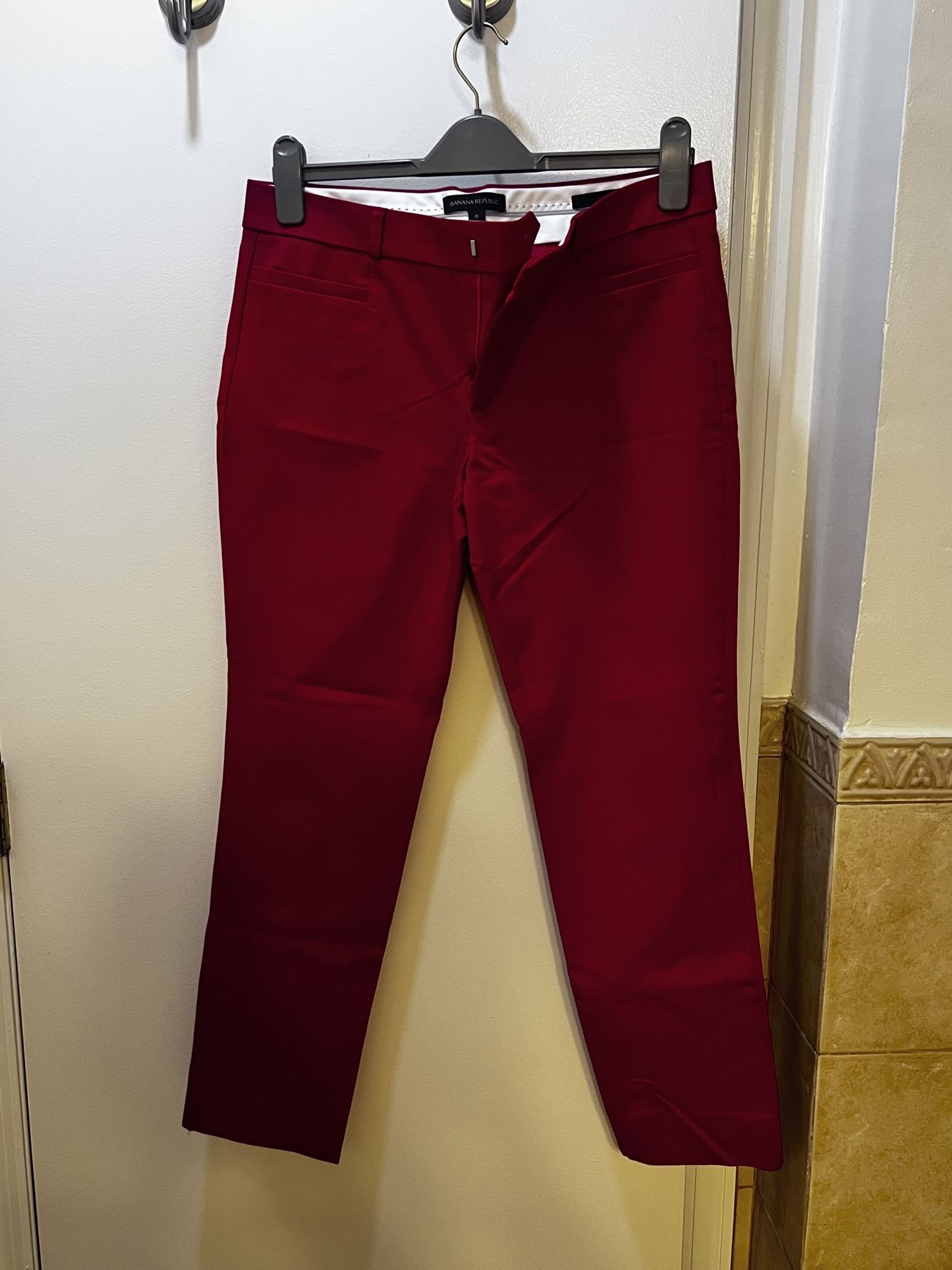 Banana Republic Sloan Red Pants