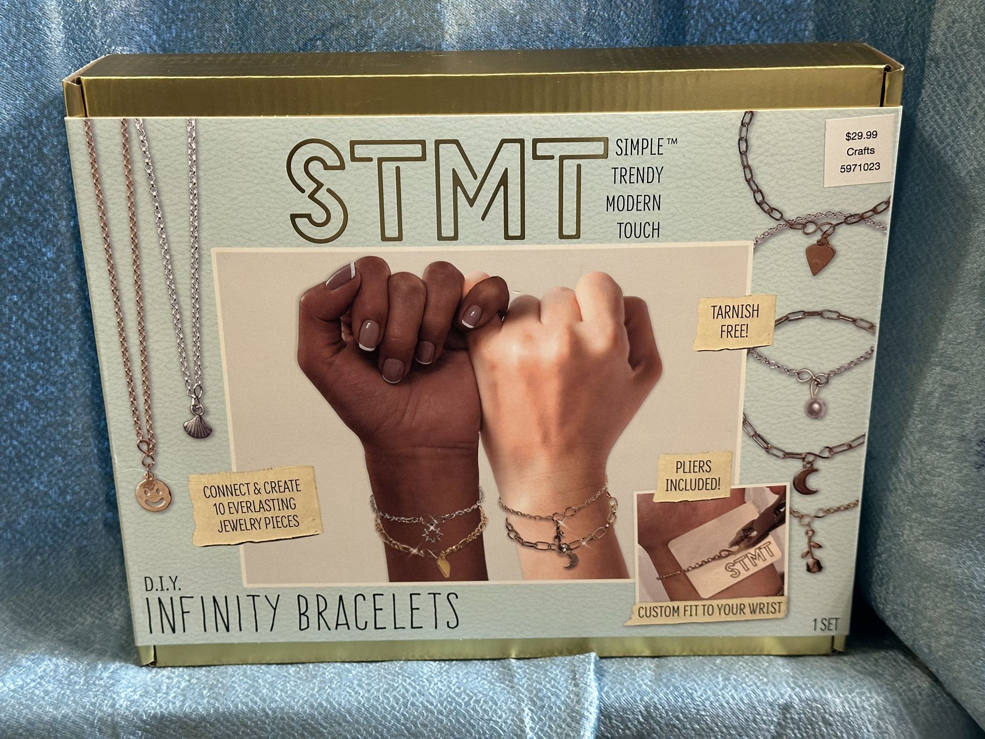 STMT DIY infinity Bracelet Kit. Brand New Unopened 