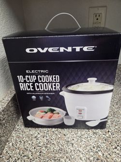 10 cup electric rice cooker with steamer (Brand New)