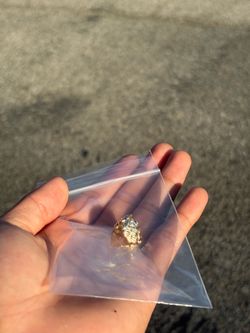 14k gold nugget earrings