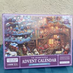 Advent Calendar Jigsaw Puzzle Christmas Celebration 1008 Pieces 