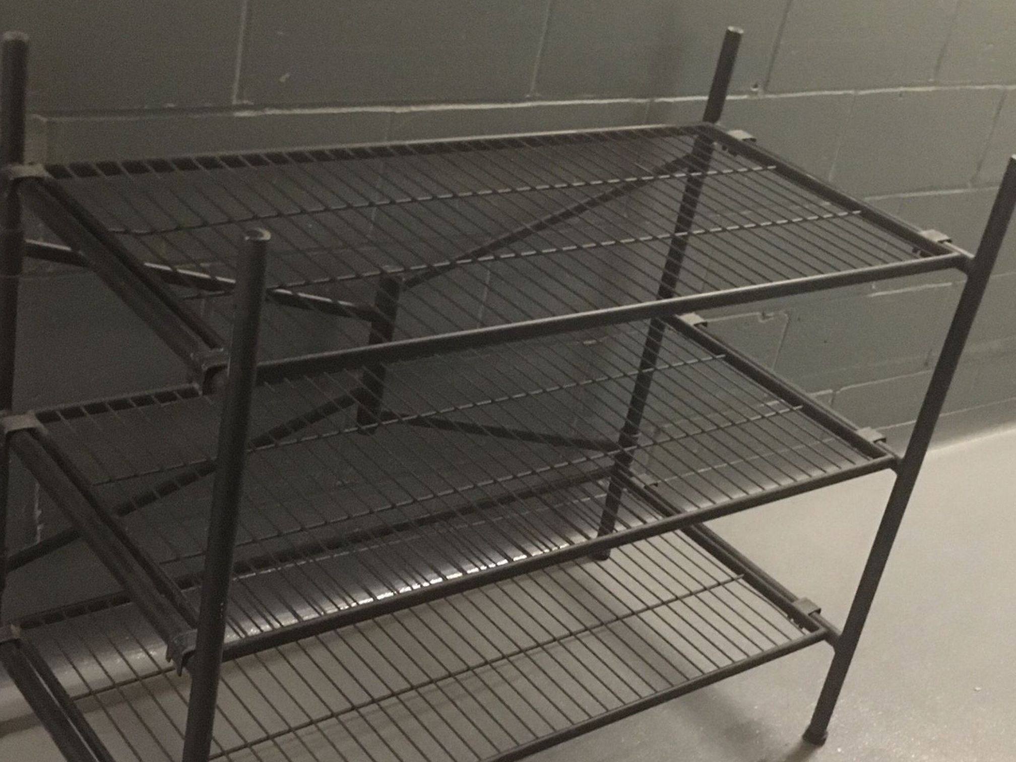 Cosco Folding 3-Wire Shelf Freestanding Storage