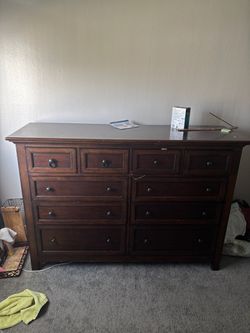 dresser and night stand
