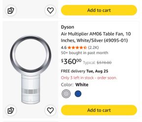 Dyson cool fan