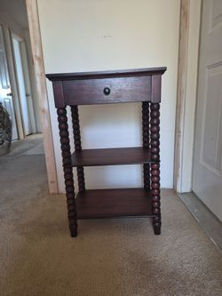 Used Wood Antique-style Nightstand