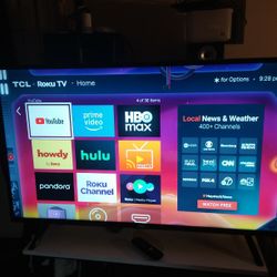 TCL ROKU TV 43" INCH CLASS FHD (1080P) SMART ROKU LED TV MODEL: 43S303TBAA REMOTE CONTROL INCLUDES 