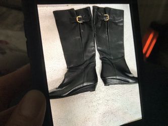 Banana Republic Boots, Black and Brown 