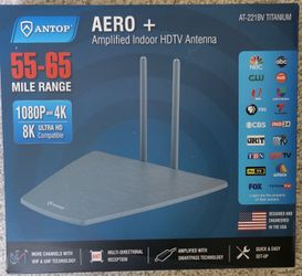 Antop Aero + Amplified Indoor HDTV Antenna