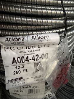12/2 MC Wire 250ft Metal Clad Cable (12/3 MC 250ft $280)
