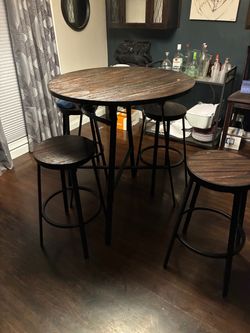 Table and chairs