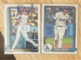 Freddie Freeman trading cards