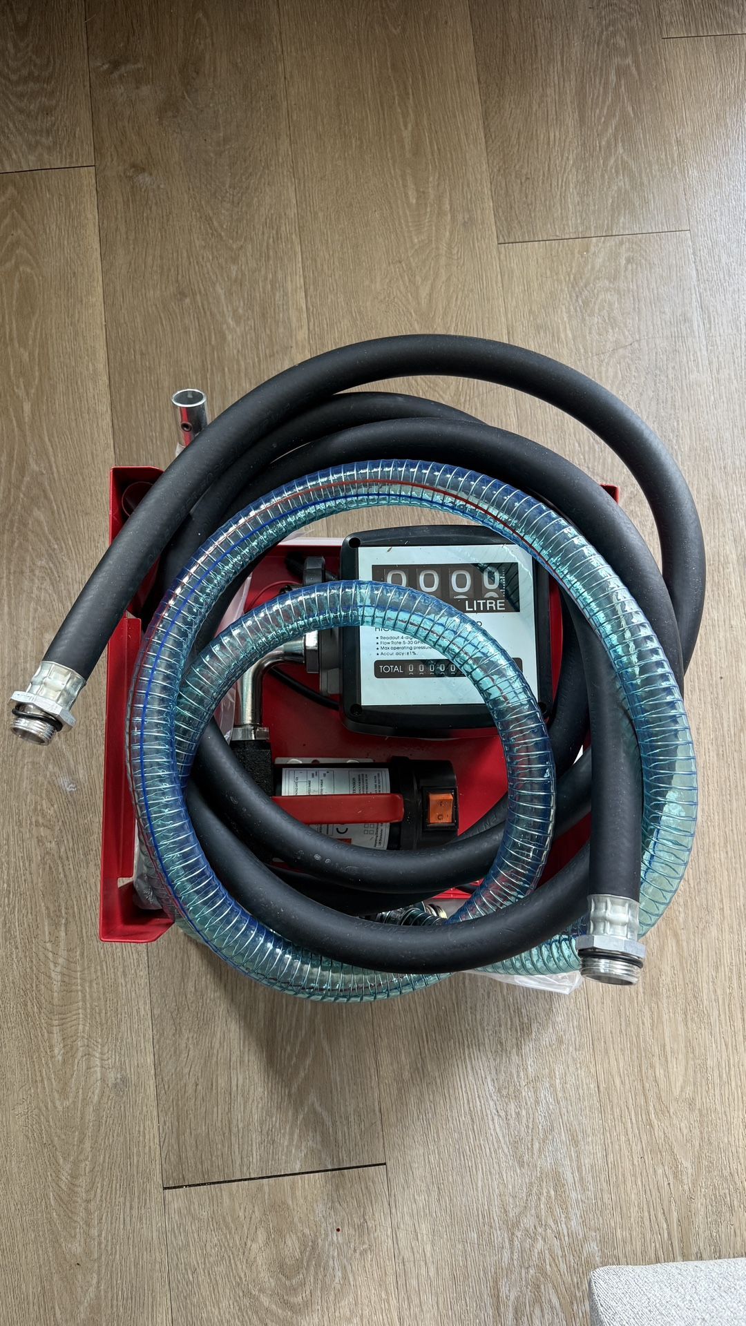 Fuel Transfer Pump Direct-current Refueling Machine 10GPM Diesel Dispenser 12V