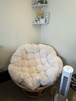 White Papasan Chair