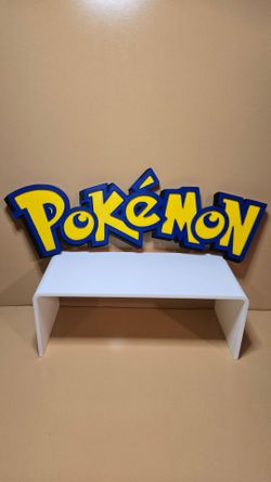 Pokémon Logo 3D Printed Sign
