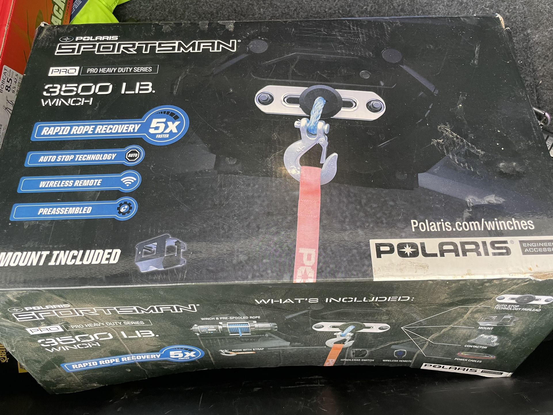 Polaris Pro HD 3,500 lb Winch with Synthetic Rope