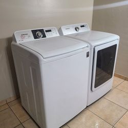 Samsung Washer And Electric Dryer Free Deliver And Install 6 Month Warranty.
