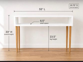 Handmade wood entry/console table