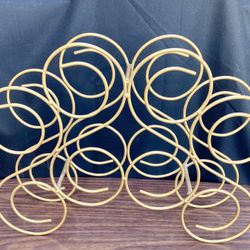 Gold Metal Wine Rack