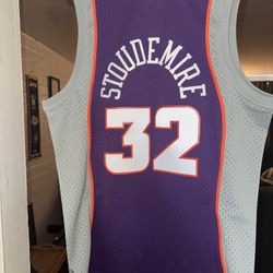 Men's Mitchell & Ness Amar'e Stoudemire Purple Phoenix Suns 2002/03 Hardwood Classics Swingman Jersey.