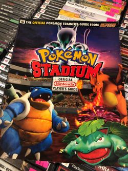 Nintendo 64 Pokémon stadium players guide official