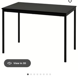 Ikea black table