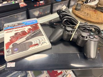 PS3 console with a Game an controller