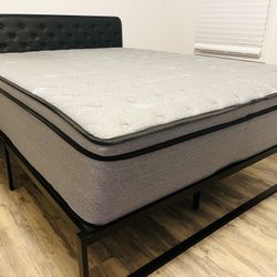 Queen mattress and bed frame 