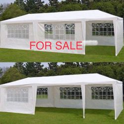 10'x30' White Gazebo Party Tent Canopy  Wedding Party Tent  Canopy Carpa