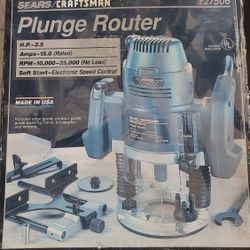 Sears/Craftsman Plunge Router- BNIB -