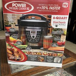 As Seen On TV Power Pressure Cooker XL 6qt. BRAND NEW IN BOX!