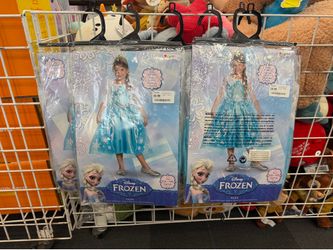 Girl's Deluxe Disney's Frozen Elsa Dress Costume - Medium 7-8