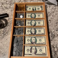“Play” Money & Coin Tray