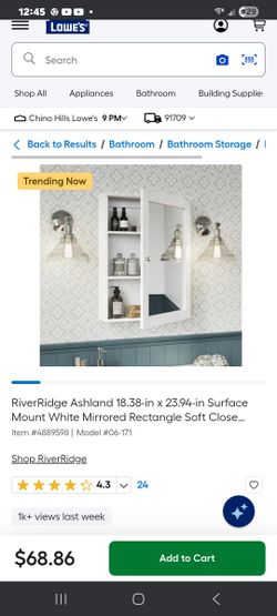 Bathroom Cabinet With Mirror 