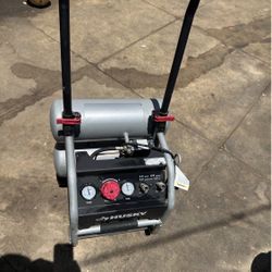 4.5 Gal. 175 PSI Portable Electric Oil-Free Quiet Twin Stack Jobsite Air Compressor w/Rubber Wheels